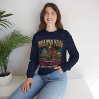 Load image into Gallery viewer, Wise Men Still Travel by Truck Crewneck Sweatshirt