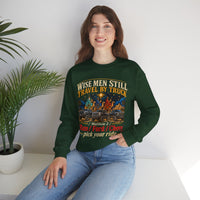 Load image into Gallery viewer, Wise Men Still Travel by Truck Crewneck Sweatshirt