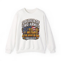 Load image into Gallery viewer, Soldier of Two Armies U.S. Military &amp; Army of God Sweatshirt