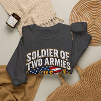 Load image into Gallery viewer, Soldier of Two Armies U.S. Military &amp; Army of God Sweatshirt