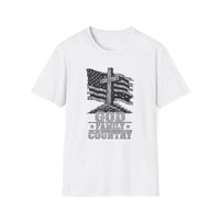 Load image into Gallery viewer, God Family Country American Flag T-Shirt