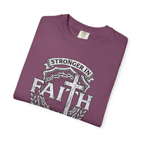 Load image into Gallery viewer, Stronger in Faith Together Inspirational Christian T-Shirt