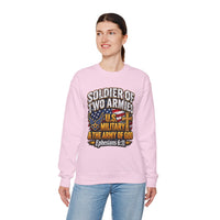 Load image into Gallery viewer, Soldier of Two Armies U.S. Military &amp; Army of God Sweatshirt
