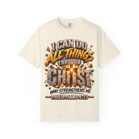 Load image into Gallery viewer, I Can Do All Things Through Christ Philippians 4:13 Christian T-Shirt
