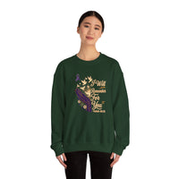 Load image into Gallery viewer, I Will Remember For You Alzheimer's Christian Sweatshirt | Isaiah 49:15 Purple Ribbon Dove Tee