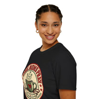 Load image into Gallery viewer, Cool Moms Pray Christian T-Shirt | Coffee &amp; Bible Retro Badge Tee for Moms