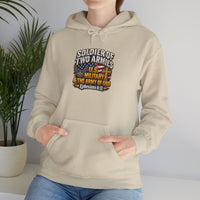 Load image into Gallery viewer, Soldier of Two Armies Christian Military Hoodie