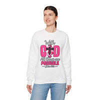 Load image into Gallery viewer, With God All Things Are Possible Faith Crewneck Sweatshirt