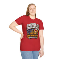 Load image into Gallery viewer, Soldier of Two Armies U.S. Military Christian T-Shirt