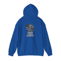 Load image into Gallery viewer, God, Guns &amp; Country American Flag Hoodie