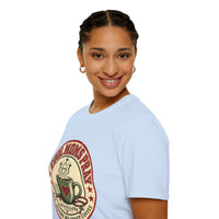 Load image into Gallery viewer, Cool Moms Pray Christian T-Shirt | Coffee &amp; Bible Retro Badge Tee for Moms