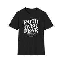 Load image into Gallery viewer, Faith Over Fear Inspirational T-Shirt