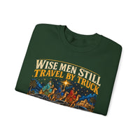 Load image into Gallery viewer, Wise Men Still Travel by Truck Crewneck Sweatshirt