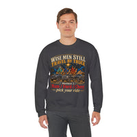 Load image into Gallery viewer, Wise Men Still Travel by Truck Crewneck Sweatshirt