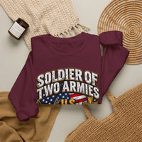 Load image into Gallery viewer, Soldier of Two Armies U.S. Military &amp; Army of God Sweatshirt