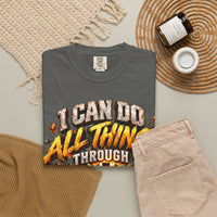 Load image into Gallery viewer, I Can Do All Things Through Christ Philippians 4:13 Christian T-Shirt