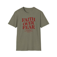 Load image into Gallery viewer, Faith Over Fear Christian Inspirational T-Shirt