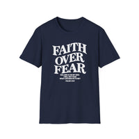 Load image into Gallery viewer, Faith Over Fear Inspirational T-Shirt