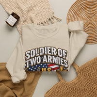 Load image into Gallery viewer, Soldier of Two Armies U.S. Military &amp; Army of God Sweatshirt