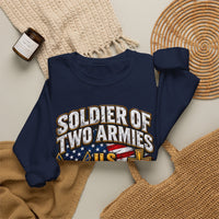 Load image into Gallery viewer, Soldier of Two Armies U.S. Military &amp; Army of God Sweatshirt