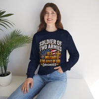 Load image into Gallery viewer, Soldier of Two Armies U.S. Military &amp; Army of God Sweatshirt