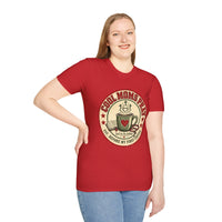 Load image into Gallery viewer, Cool Moms Pray Christian T-Shirt | Coffee &amp; Bible Retro Badge Tee for Moms