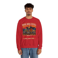 Load image into Gallery viewer, Wise Men Still Travel by Truck Crewneck Sweatshirt