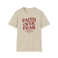 Load image into Gallery viewer, Faith Over Fear Christian Inspirational T-Shirt