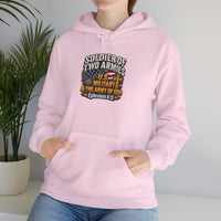 Load image into Gallery viewer, Soldier of Two Armies Christian Military Hoodie