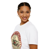 Load image into Gallery viewer, Cool Moms Pray Christian T-Shirt | Coffee &amp; Bible Retro Badge Tee for Moms