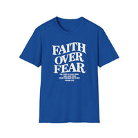 Load image into Gallery viewer, Faith Over Fear Inspirational T-Shirt