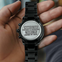 Load image into Gallery viewer, Groomsman, Promoted From Wingman to Groomsman, Men's Watch