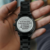 Load image into Gallery viewer, Men's Watch, Be on Your Guard, 1 Corinthians 16:13 NIV