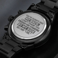 Load image into Gallery viewer, Groomsman, You've Always Had My Back, Men's Watch