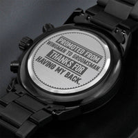 Load image into Gallery viewer, Groomsman, Promoted From Wingman to Groomsman, Men's Watch