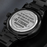 Load image into Gallery viewer, Men's Watch, Be on Your Guard, 1 Corinthians 16:13 NIV