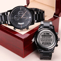 Load image into Gallery viewer, Men's Watch, Be Strong and Courageous, Joshua 1:9