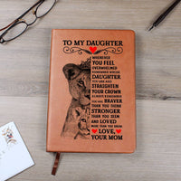 Load image into Gallery viewer, TO MY DAUGHTER LION CROWN JOURNAL