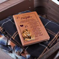 Load image into Gallery viewer, To My Daughter Leather Journal Your Crown