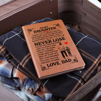 Load image into Gallery viewer, TO MY DAUGHTER PROMISE LEATHER JOURNAL