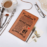 Load image into Gallery viewer, TO MY DAUGHTER PROMISE LEATHER JOURNAL