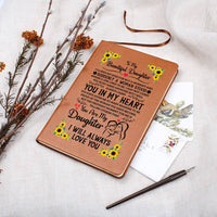 Load image into Gallery viewer, TO MY DAUGHTER PROUD LEATHER JOURNAL