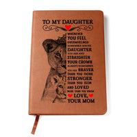 Load image into Gallery viewer, TO MY DAUGHTER LION CROWN JOURNAL
