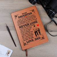 Load image into Gallery viewer, TO MY DAUGHTER PROMISE LEATHER JOURNAL