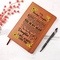 Load image into Gallery viewer, TO MY DAUGHTER PROUD LEATHER JOURNAL