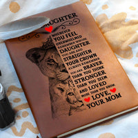 Load image into Gallery viewer, TO MY DAUGHTER LION CROWN JOURNAL