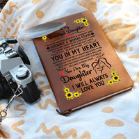 Load image into Gallery viewer, TO MY DAUGHTER PROUD LEATHER JOURNAL