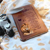 Load image into Gallery viewer, To My Daughter Leather Journal Your Crown