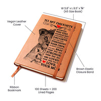 Load image into Gallery viewer, TO MY DAUGHTER LION CROWN JOURNAL