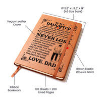Load image into Gallery viewer, TO MY DAUGHTER PROMISE LEATHER JOURNAL
